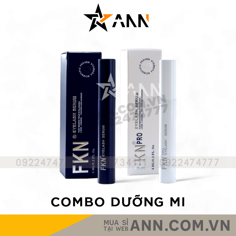 Hình ảnh combo dưỡng mi FKN Pro ngày và đêm