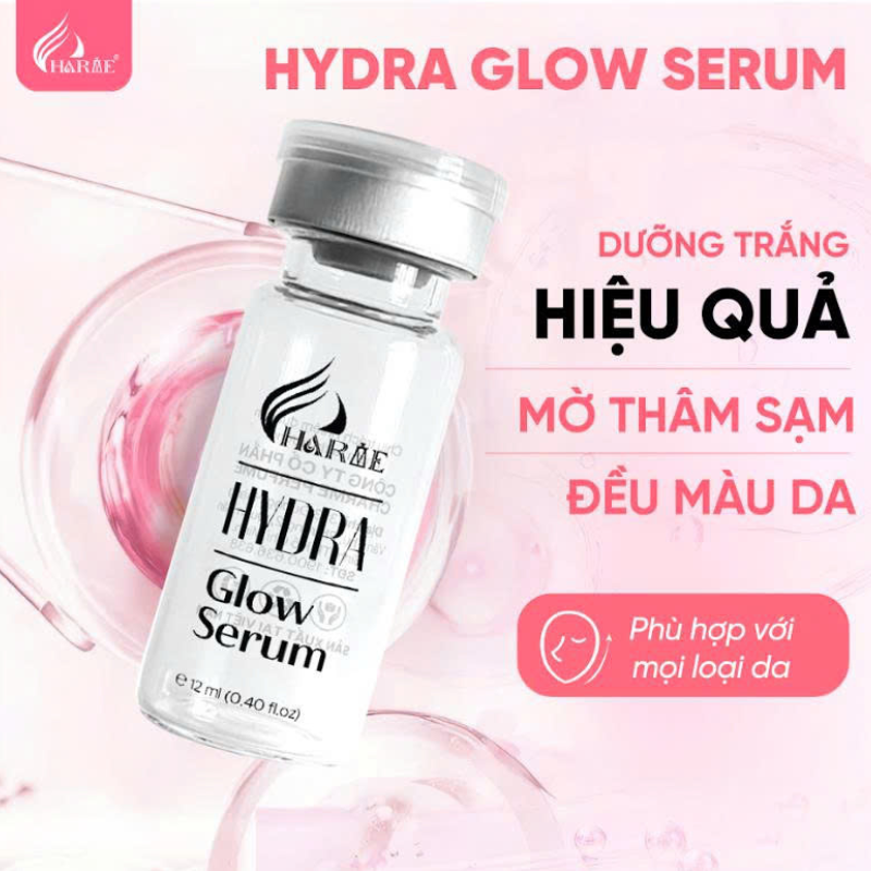 Combo Kem Face Charme Ultra Whitening 20g Và Serum Hydra Glow Charme 12ml
