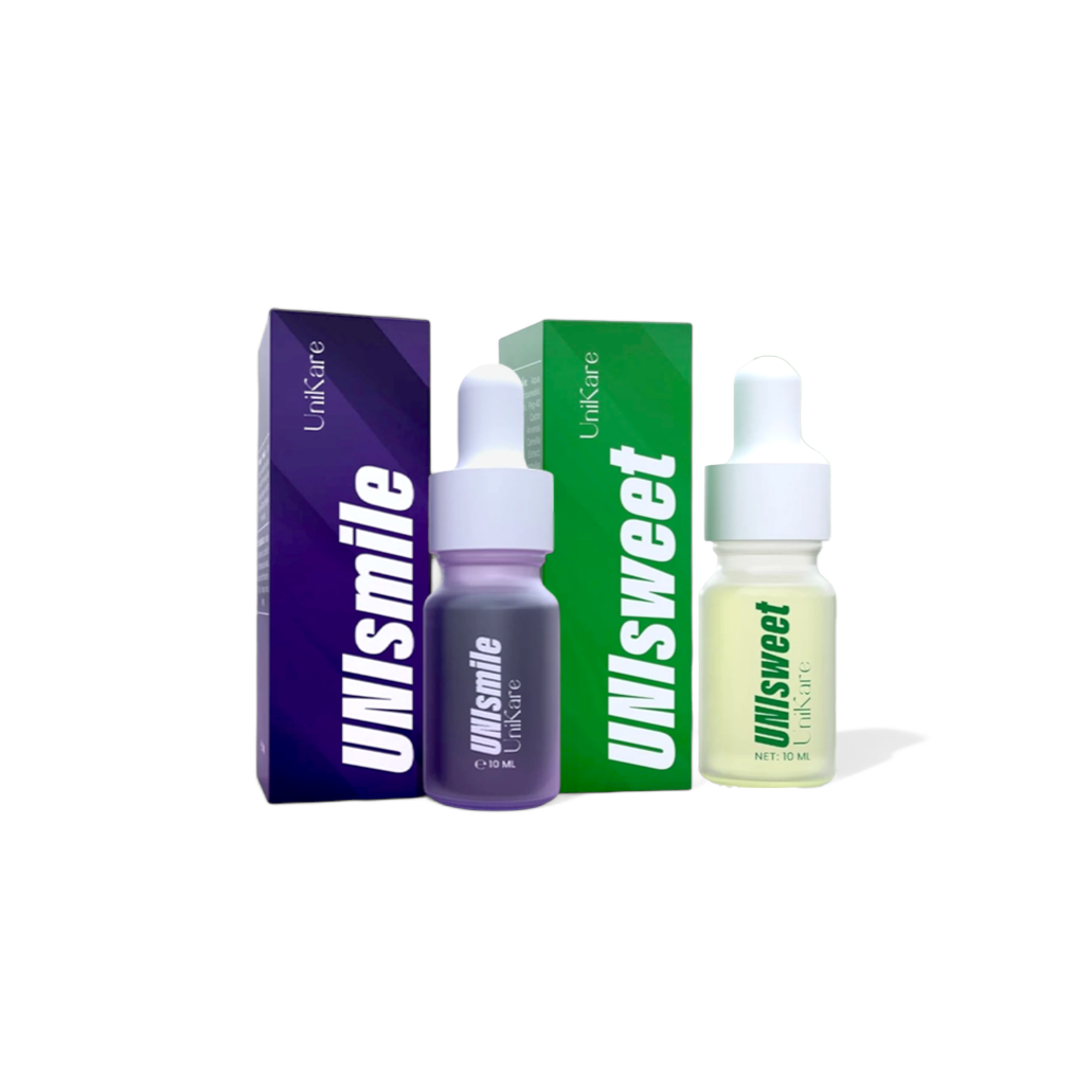 Combo Serum Trắng Răng Unismile+Serum Hôi Miệng Unisweet 10ml (giá combo đã giảm không tặng) phù hợp để tham khảo khi chọn unikare
