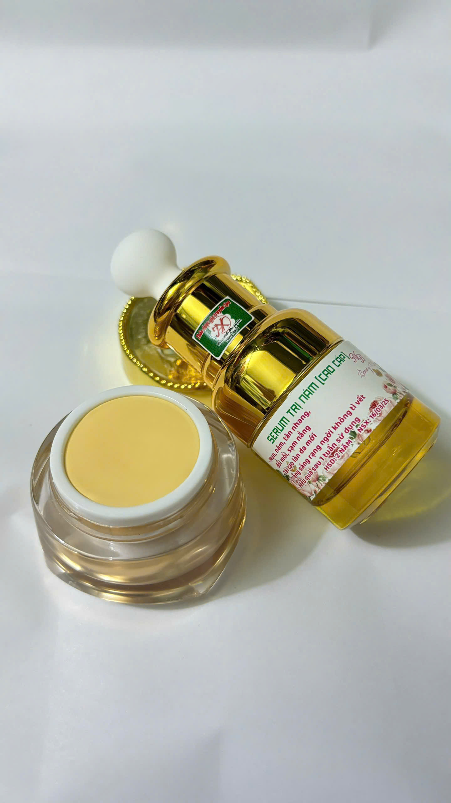 Combo Kem Face 10g & Serum 15ml Spa Hỗ Trợ Da Thâm Nám Tàn Nhang
