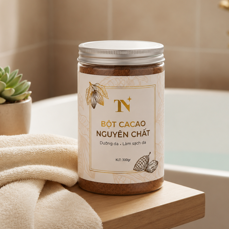Combo Ủ Trắng Da Đông Anh 300g - Ủ Trắng Body Vip 300g + Bột Ca Cao Nguyên Chất 300g