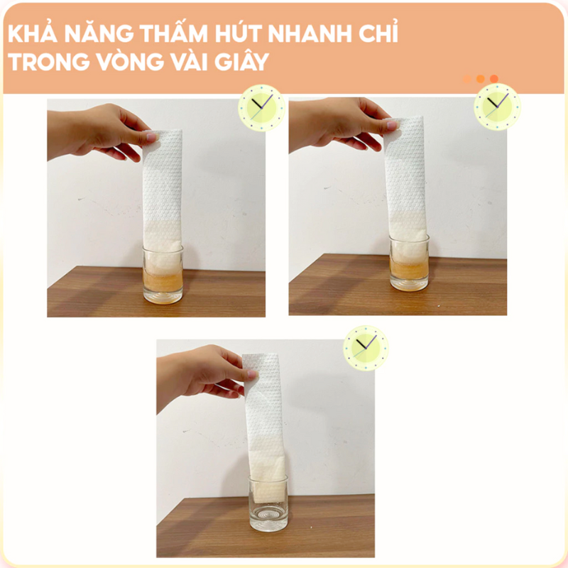 Cuộn Khăn Lau Đa Năng Top Gia 100 Tờ Siêu Dai Tái Sử Dụng