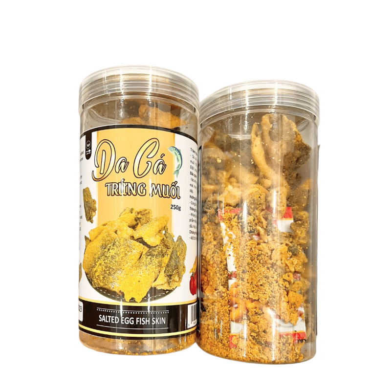 Da Cá Trứng Muối Chuẩn Vị 250g hộp – một lựa chọn đáng tham khảo trong Khô gà, trâu, bò, mực các loại