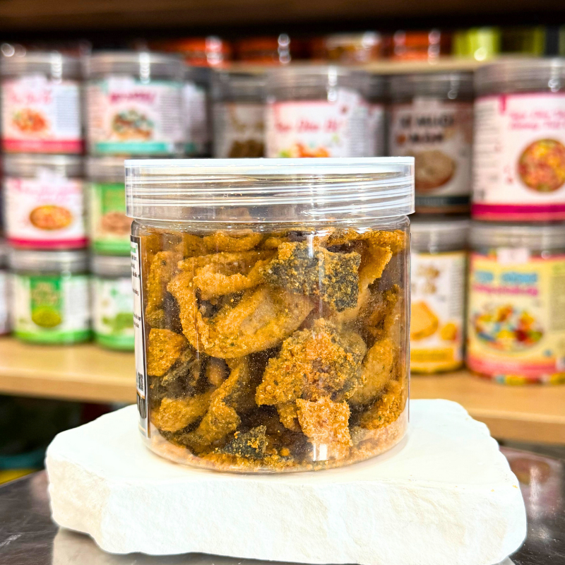 Da Cá Trứng Muối Mini Thơm Ngon 150g - Hộp Pet