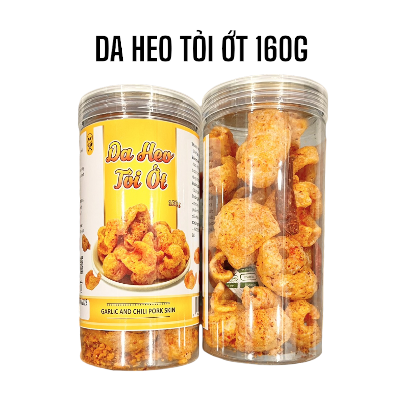 Da Heo Tỏi Ớt 160g Hộp