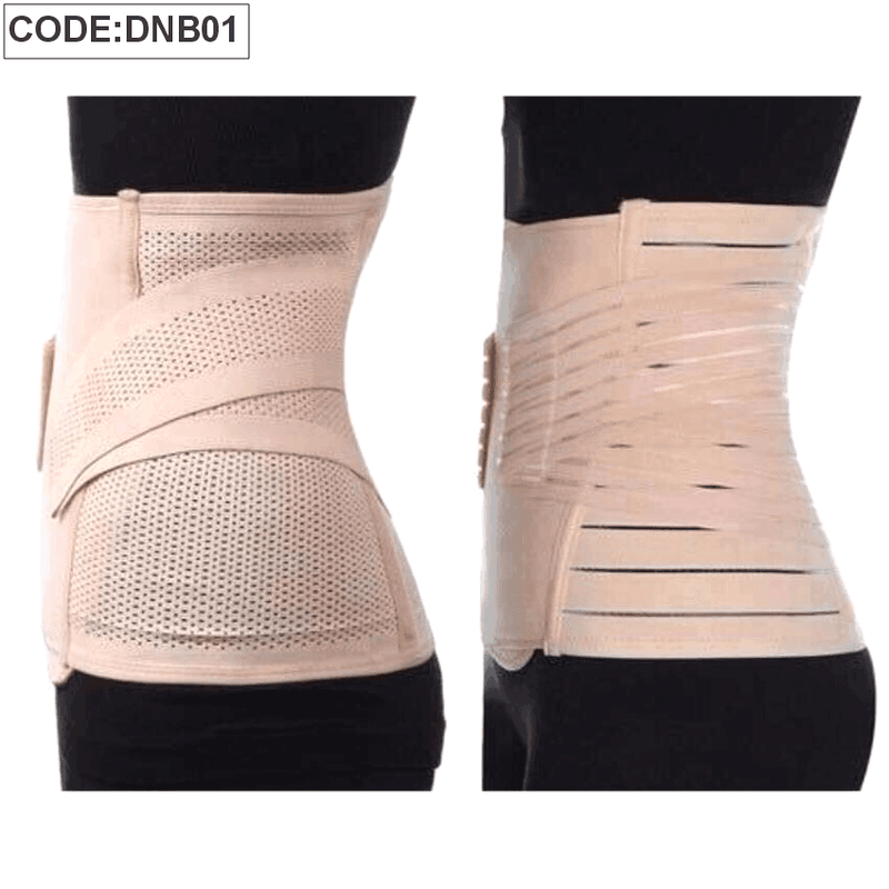 Đai nịt bụng nữ Hàn Quốc DNB01 thun co giãn – 2 màu đen, kem