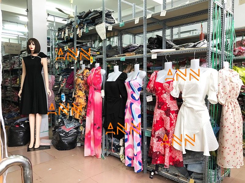 Kho xưởng chuyên sỉ váy đầm Quảng Châu ANN