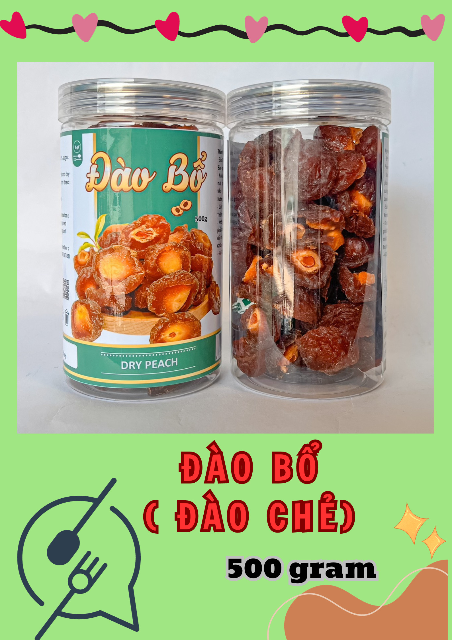 Hình ảnh sản phẩm hộp 500g mặt trước