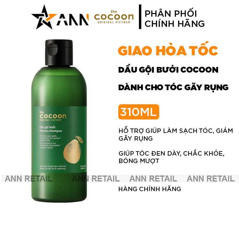 Hình chai 310ml của dòng Pomelo Shampoo