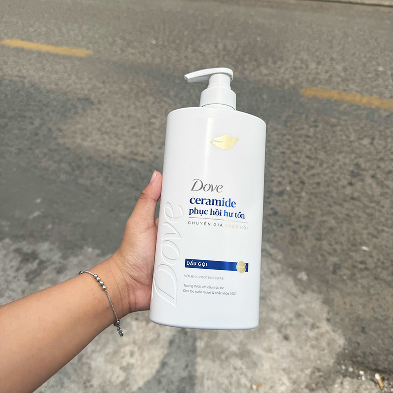 Dầu Gội Dove Ceramide Phục Hồi Hư Tổn 880g - Chai Xanh – một lựa chọn đáng tham khảo trong dầu gội dove