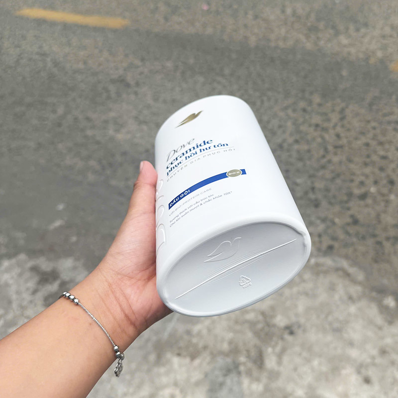 Dầu Gội Dove Ceramide Phục Hồi Hư Tổn 880g Chai Xanh
