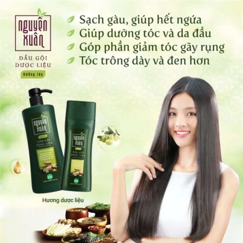 Hình minh họa các công dụng nổi bật của dòng dưỡng tóc