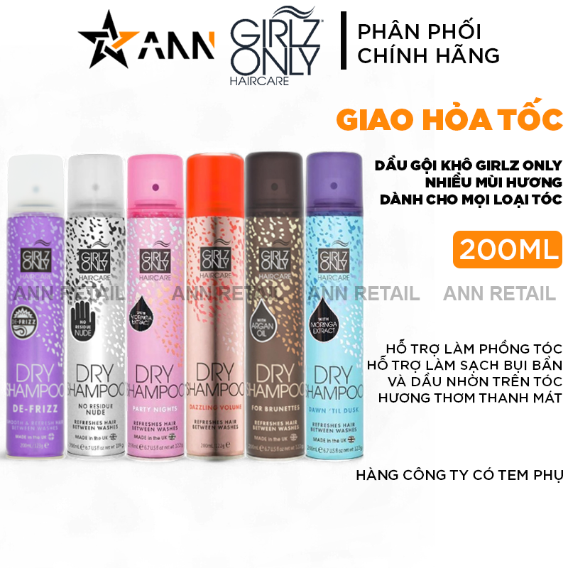 Hình tổng hợp nhiều phiên bản và dung tích 200ml