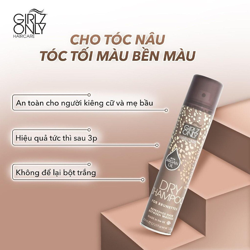Dầu Gội Khô Girlz Only 200ml Nhiều Mùi Hương