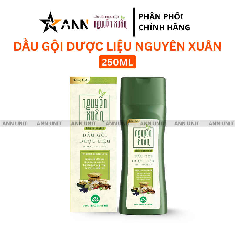 Dầu Gội Dược Liệu Nguyên Xuân Dưỡng Tóc Hương Bưởi 250ml