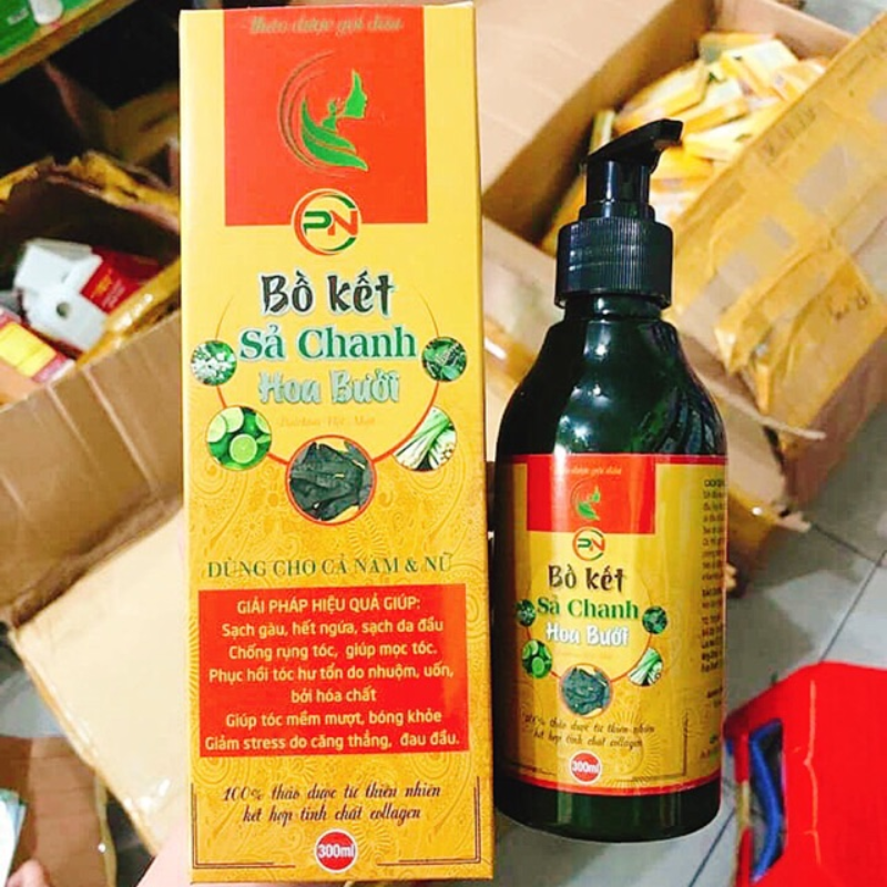 Hình chai và hộp sản phẩm dung tích 300ml