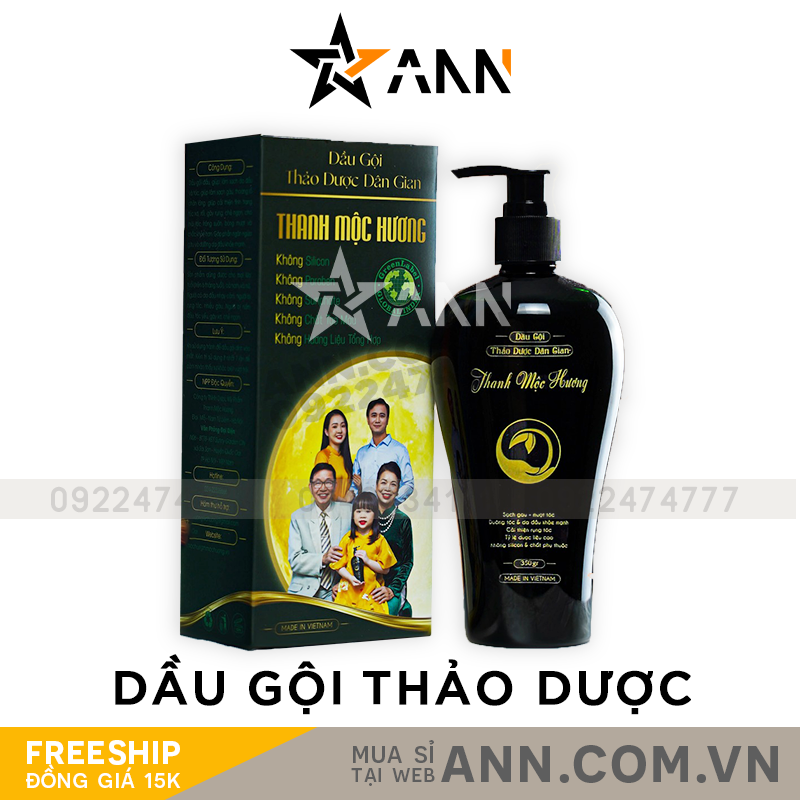Dầu Gội Thảo Dược Thanh Mộc Hương 350gr