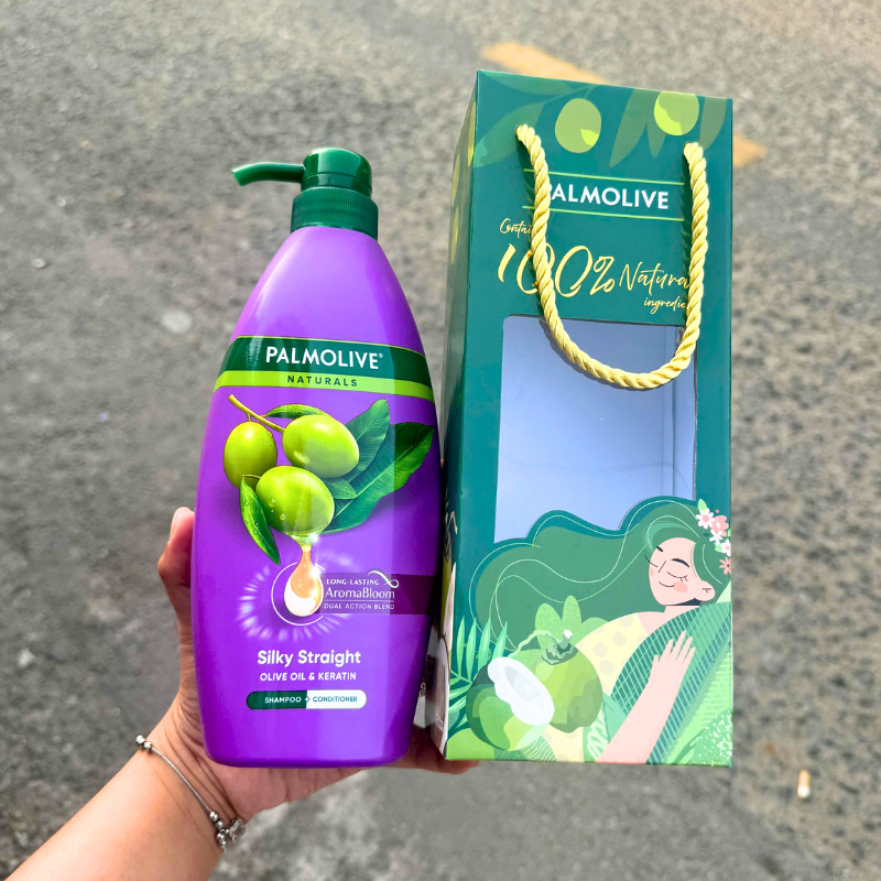 Hình chai vòi nhấn 600ml với thiết kế mặt trước sản phẩm