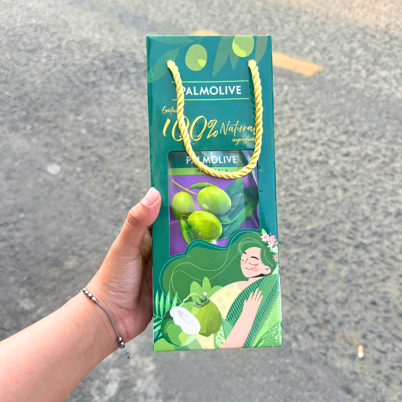 Bao bì quà tặng và nhận diện dòng Silky Straight olive oil & keratin