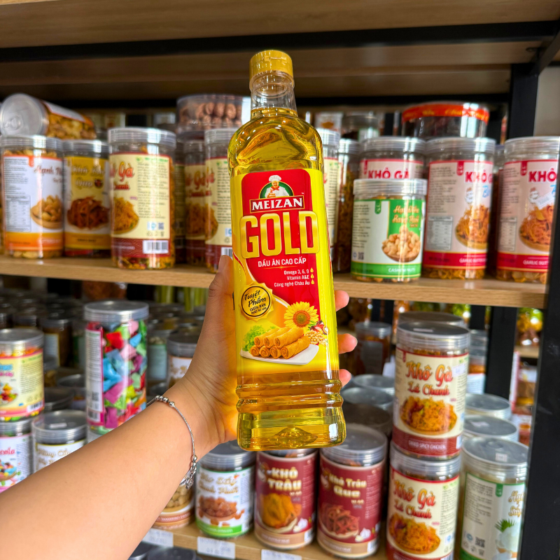Dầu Ăn Cao Cấp Meizan Gold 1 Lít – một lựa chọn đáng tham khảo trong dầu ăn