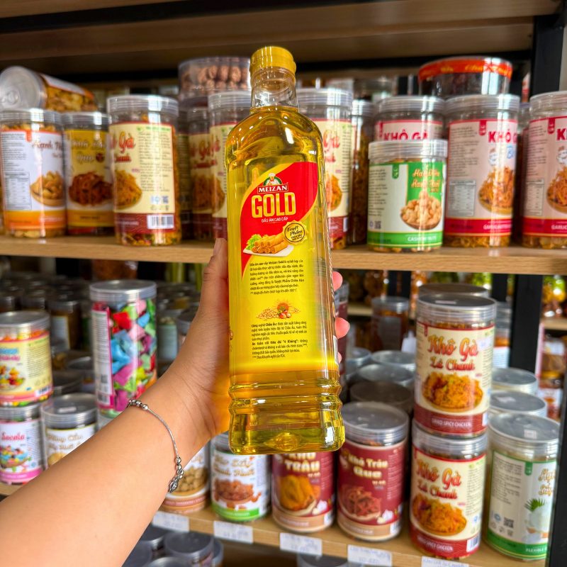 Mặt sau chai thể hiện thông tin sử dụng cơ bản