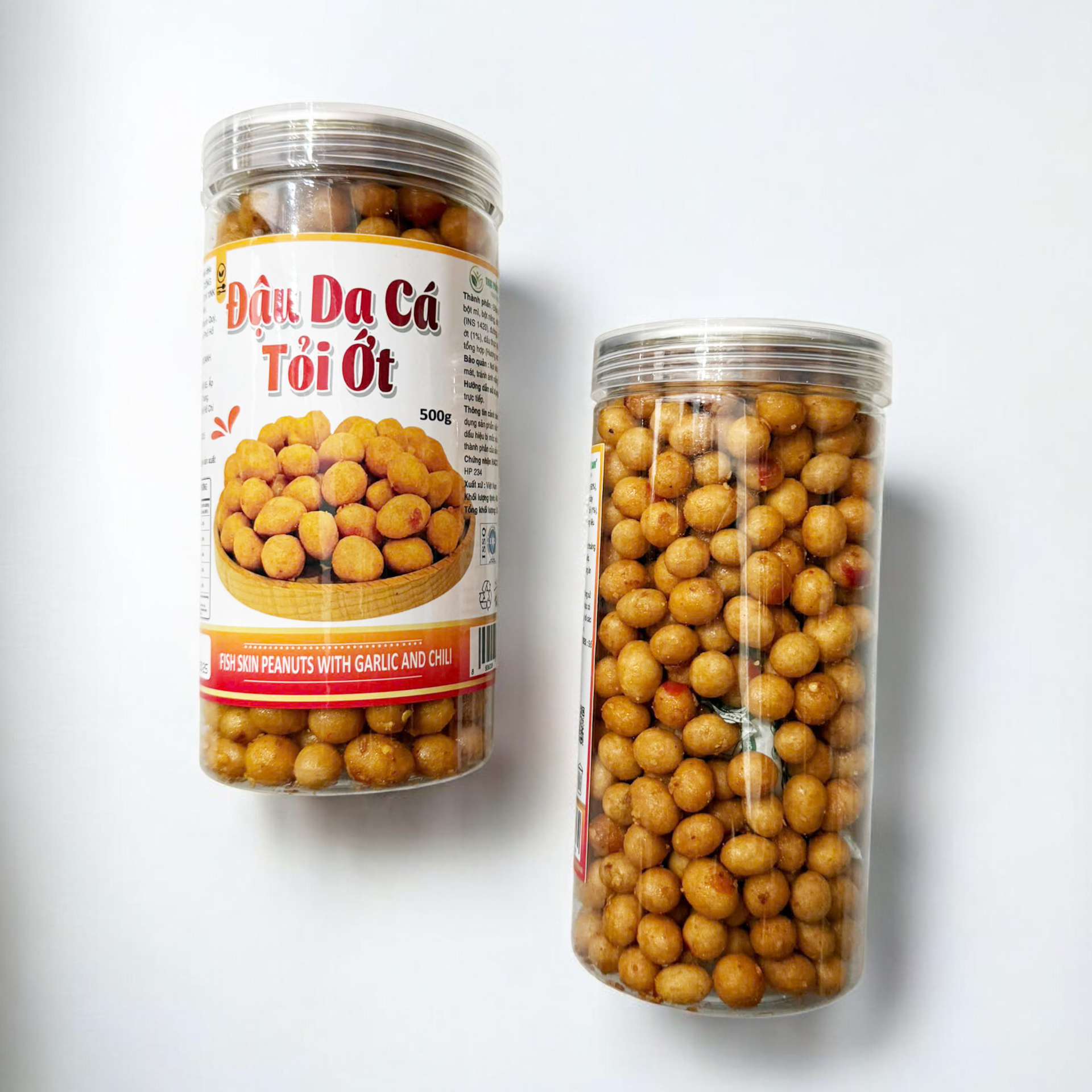 Đậu Phộng Da Cá Tỏi Ớt 500g