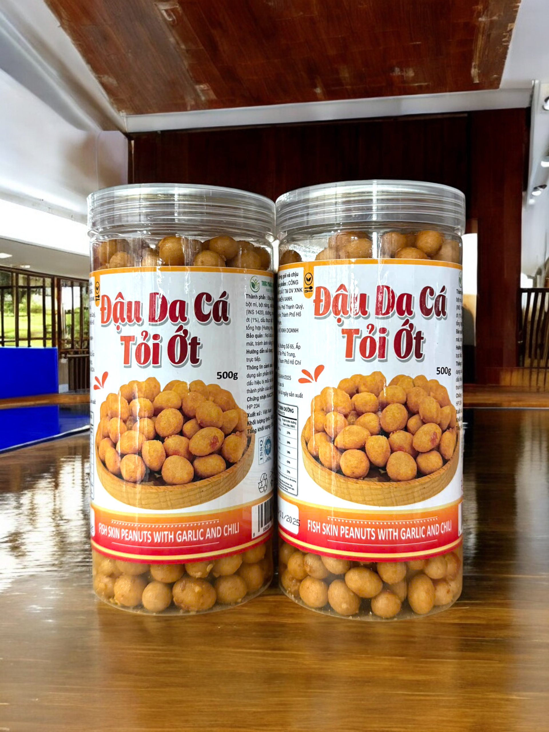 Hũ nhựa nắp vặn dung lượng 500g