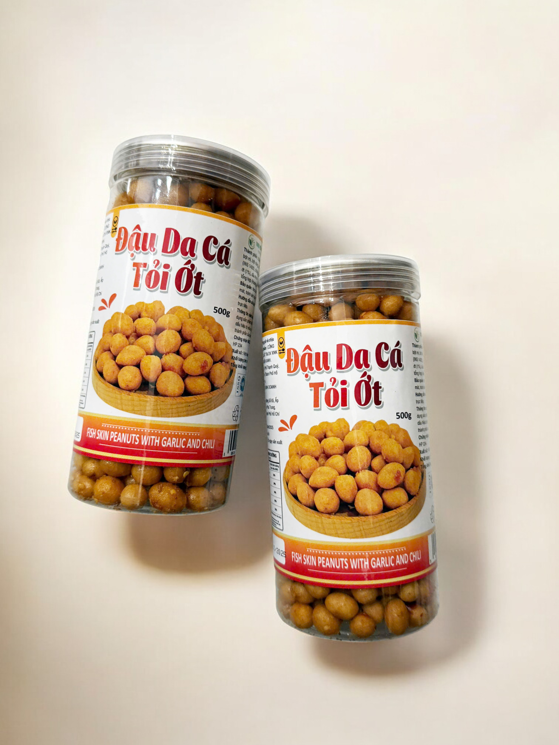 Đậu Phộng Da Cá Tỏi Ớt 500g