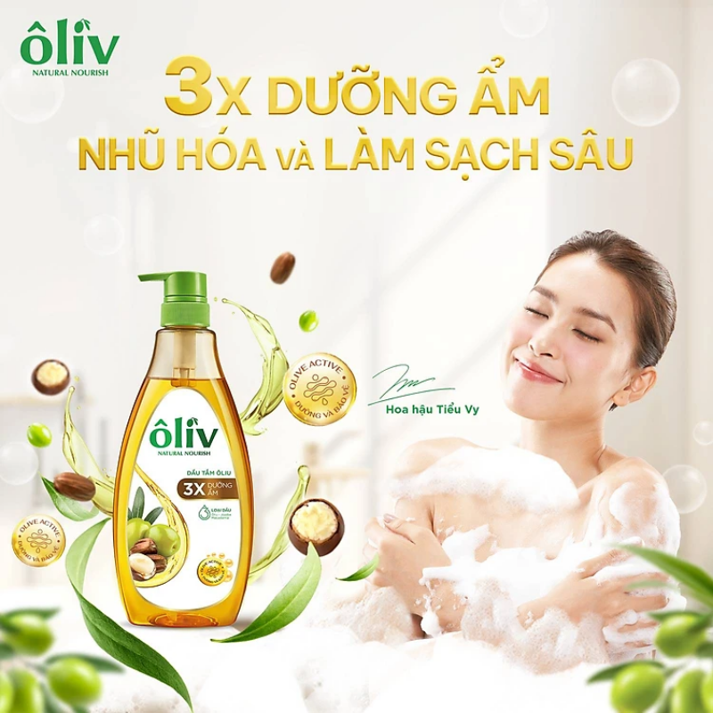 Minh họa trải nghiệm làm sạch và dưỡng ẩm sau khi tắm