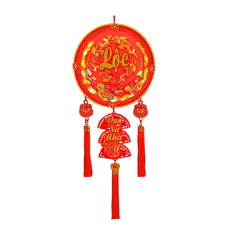 Khám phá Dây Đèn Tròn Chữ Lộc Có Đèn Led Nhạc 40x90cm thuộc nhóm đèn trang trí