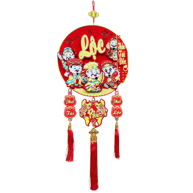 Hình ảnh Dây Treo Tròn Thân Tài Ngựa 6d 80cm trong bộ sưu tập dây treo tết