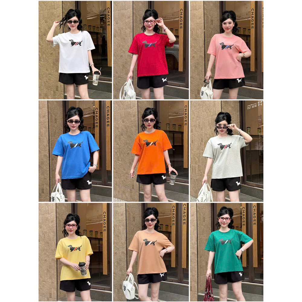 Đồ Bộ Nữ Áo Thun Cổ Tròn Tay Ngắn Quần Đùi Thể Thao Năng Động Vải Cotton Thoáng Mát Size 45-62kg – một lựa chọn đáng tham khảo trong đồ bộ nữ