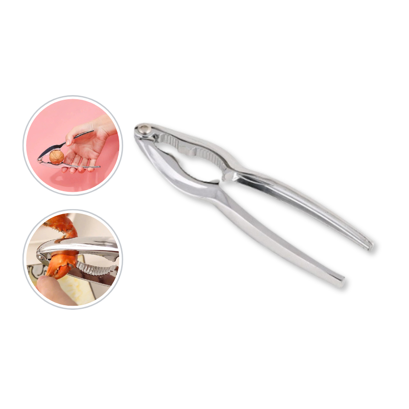 Khám phá Dụng Cụ Kẹp Càng Cua Ghẹ Và Tách Các Loại Vỏ Hạt Cứng -Kìm Kẹp Càng Cua Inox Siêu Bền Cao Cấp 15x3.6cm thuộc nhóm Đồ dùng nhà bếp