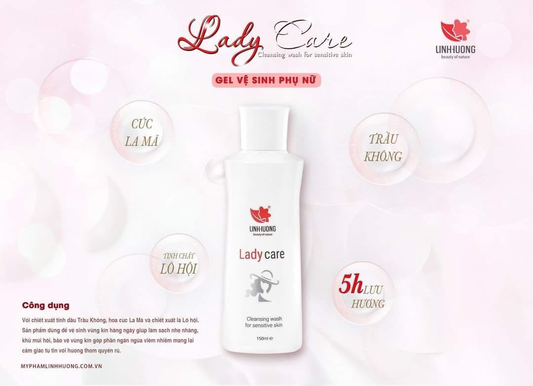 Dung Dịch Vệ Sinh Phụ Nữ Lady Care Linh Hương 150ml