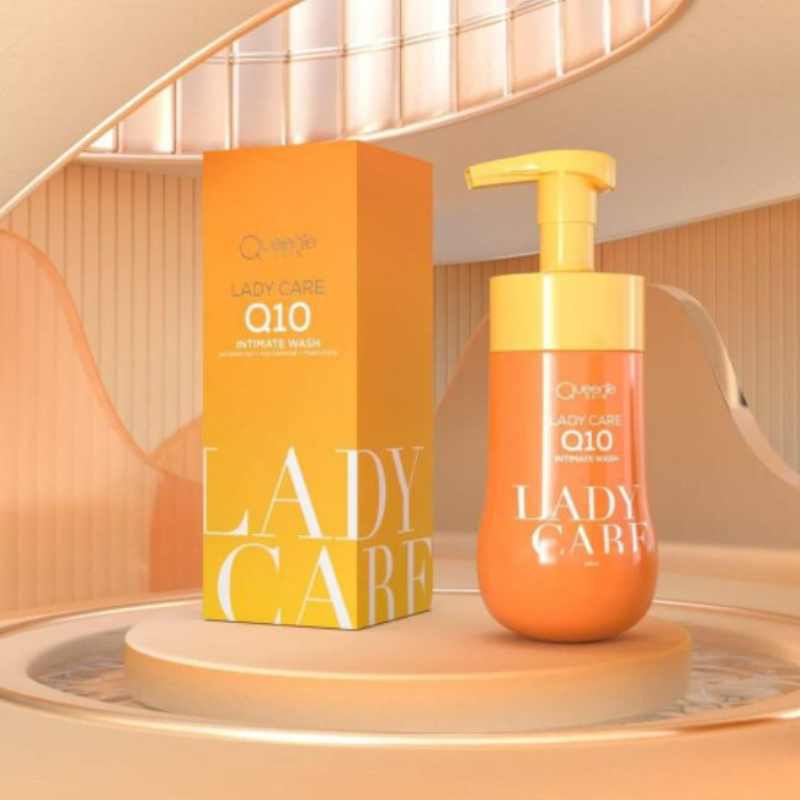 Dung Dịch Vệ Sinh Phụ Nữ Lady Care Q10 Queenie Skin 120ml