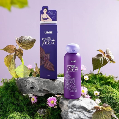 Dung Dịch Vệ Sinh Phụ Nữ Tía Tô UME Ngọc Trinh 150ml