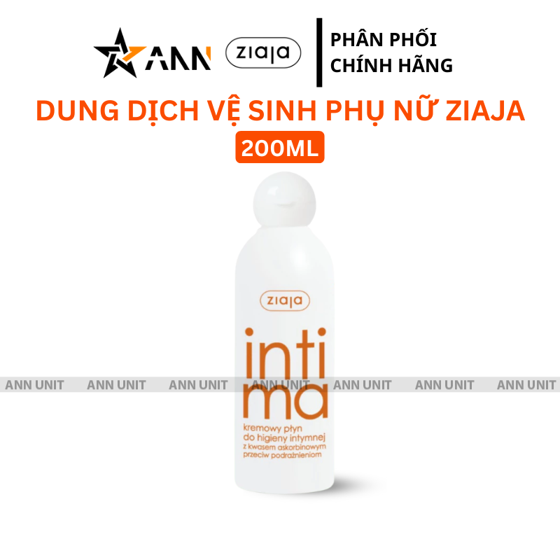 Dung Dịch Vệ Sinh Phụ Nữ Ziaja Intimate With Ascorbic Acid 200ml