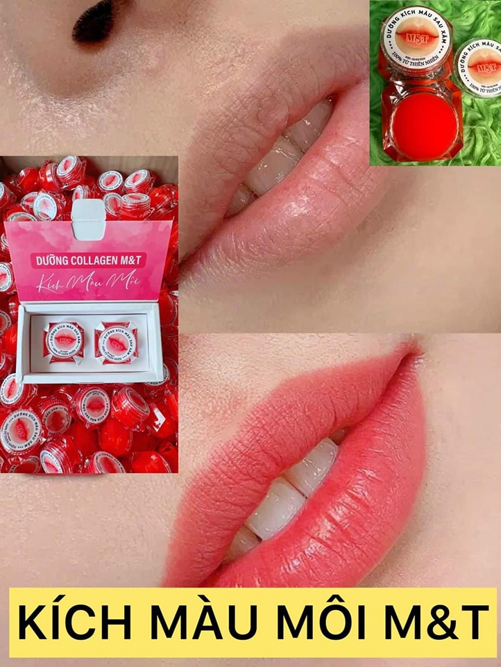 Dưỡng Môi Collagen Kích Màu Môi M&T MT Cosmetics