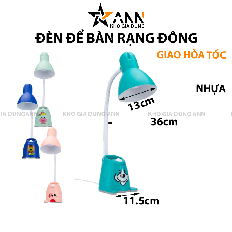 Thiết kế đèn và kích thước tổng thể