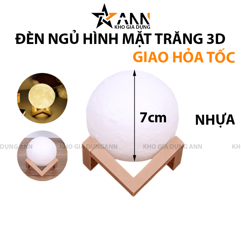 Ảnh thể hiện kích thước và dáng đèn kèm đế