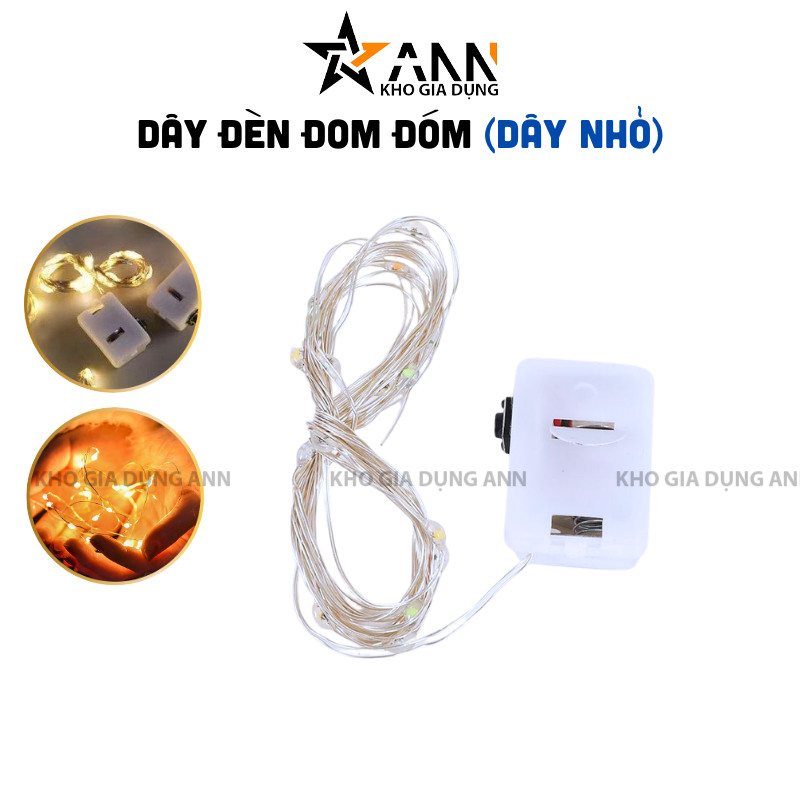 Tổng quan dây đèn đom đóm (dây nhỏ) và hộp pin