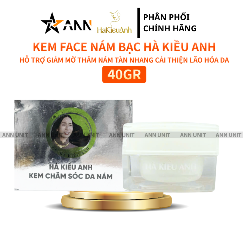 Hình ảnh sản phẩm và quy cách 40g trên bao bì