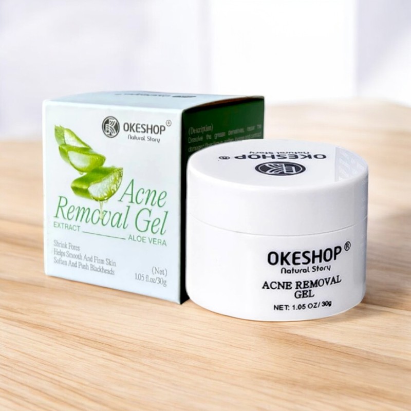 Gel lột mụn nha đam oke shop Acne Removal Gel 30g