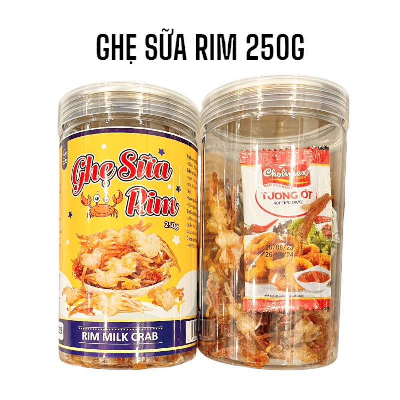 Ghẹ Sữa Rim Chaos Sua 250g Hộp