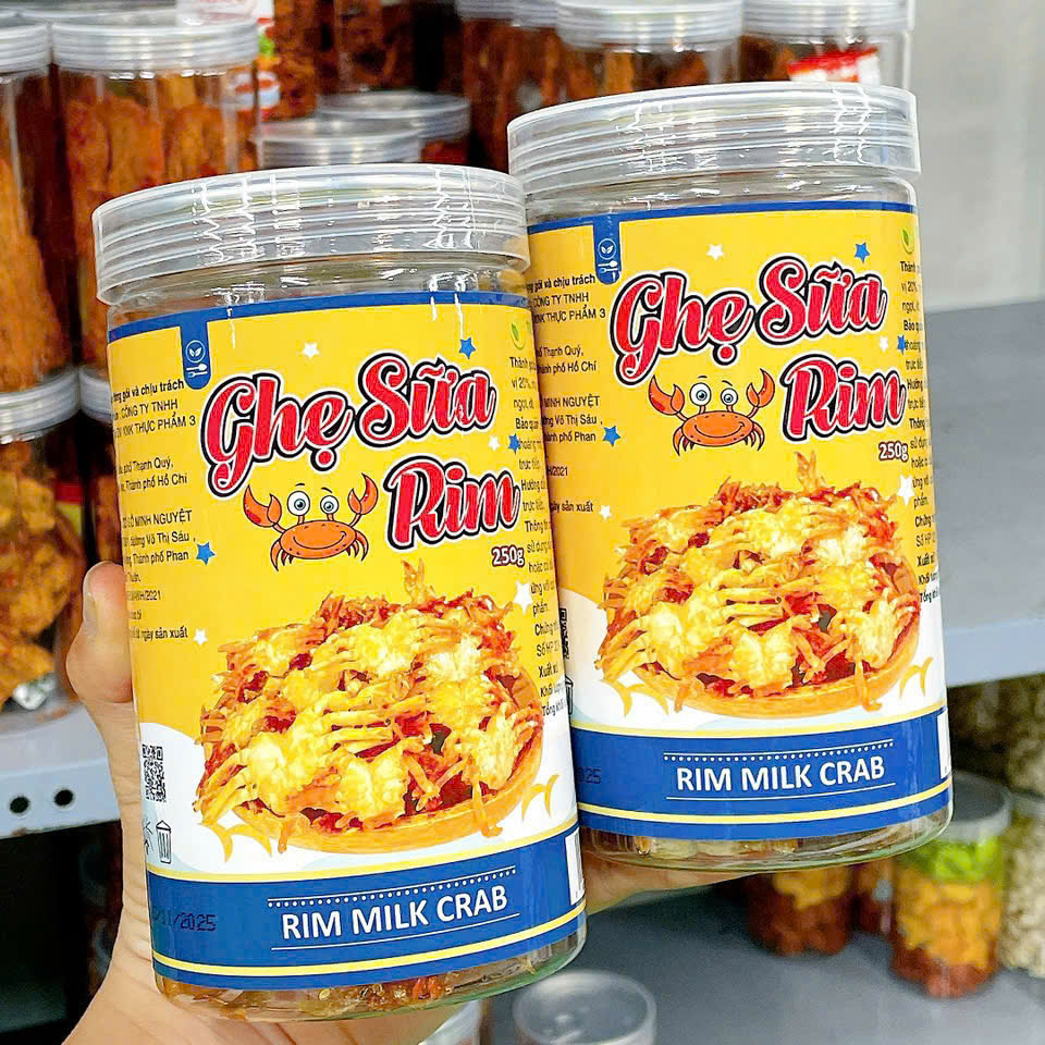 Ghẹ Sữa Rim Chaos Sua 250g Hộp