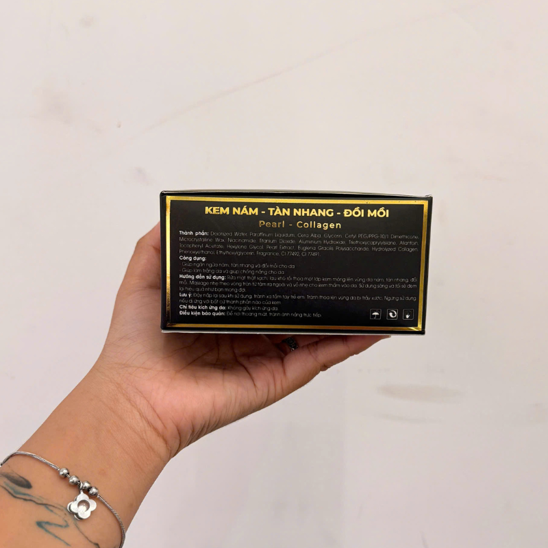 Combo Tái Tạo Ngọc Trai Đen NN Luxury Serum 10ml & Kem Face 10g