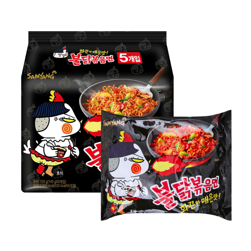Khám phá Mì Gà Cay Samyang - Mì Cay Hàn Quốc 5 Gói thuộc nhóm Mì gói, miến, cháo, phở, nui