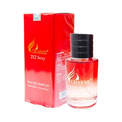 Nước Hoa Nam Charme 212 Sexy 50ml phù hợp để tham khảo khi chọn mỹ phẩm charme