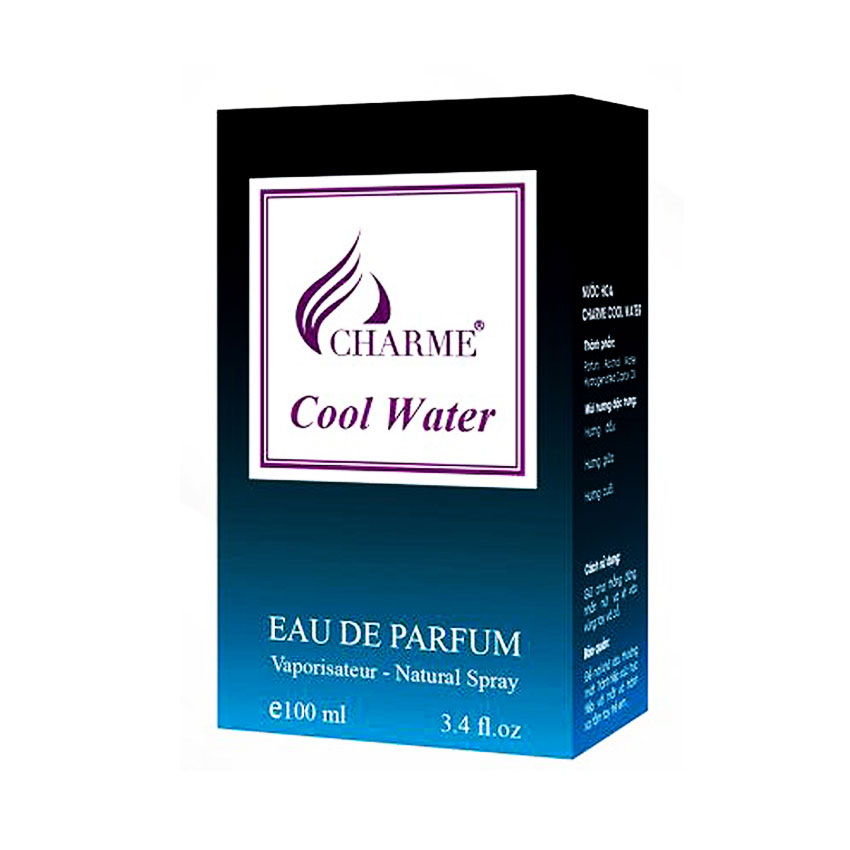 Nước Hoa Nam Charme Cool Water Eau De Parfum 100ml