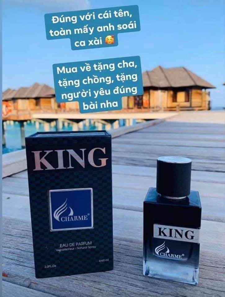 Nước Hoa Nam Charme King Eau De Parfum 60ml